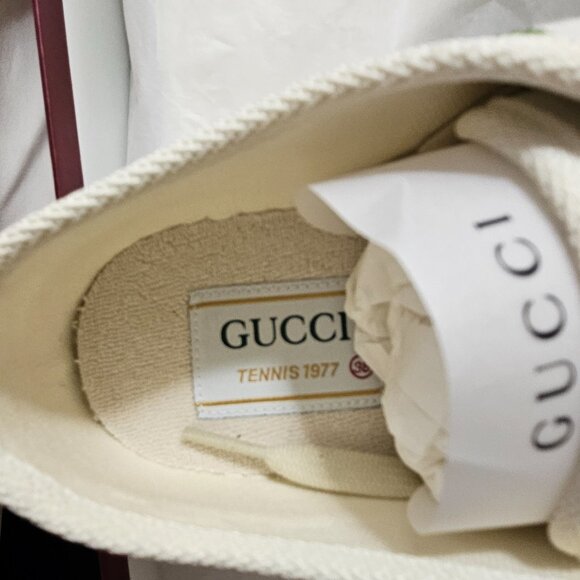 Gucci 1977 crystal G's platform tennis shoe - Picture 7 of 8